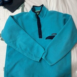 Patagonia Teal Fleece Pullover